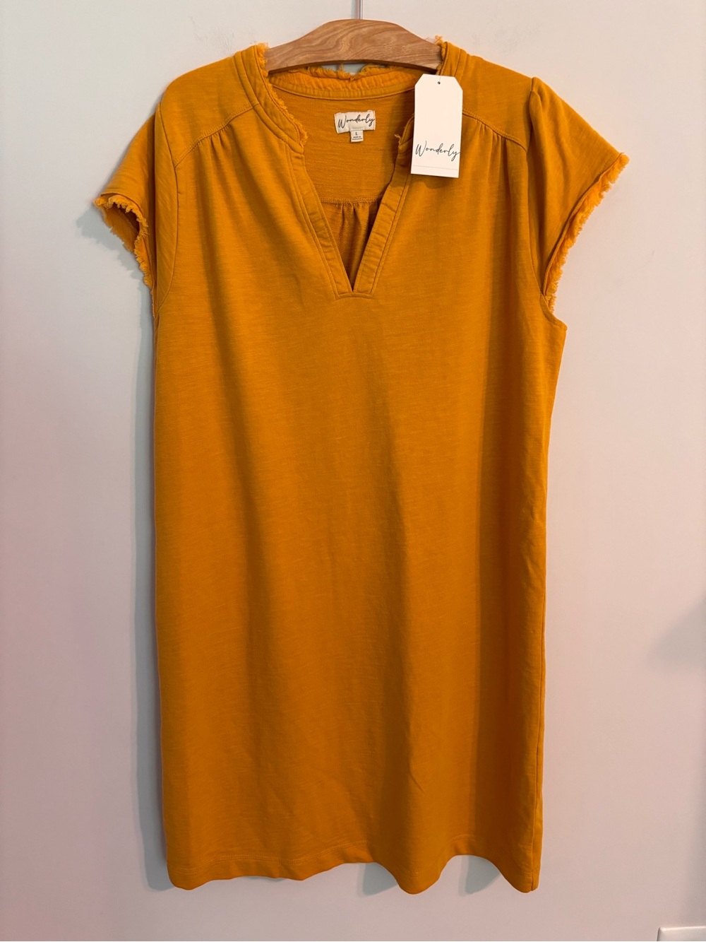 Wonderly NWT Gold Midas Knit Dress